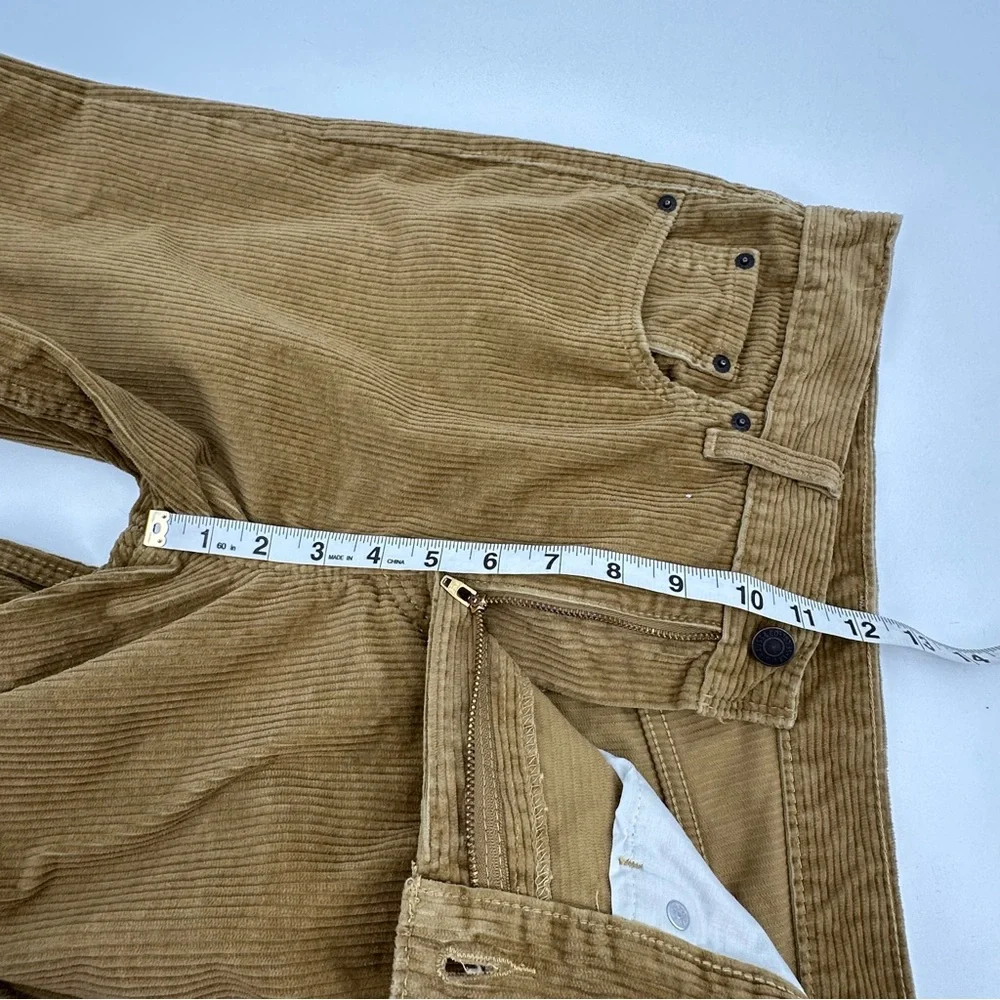Levi’s Corduroy Pants Men’s 29x30 Brown Tan 100% Cotton Classic Fall IRREGULAR